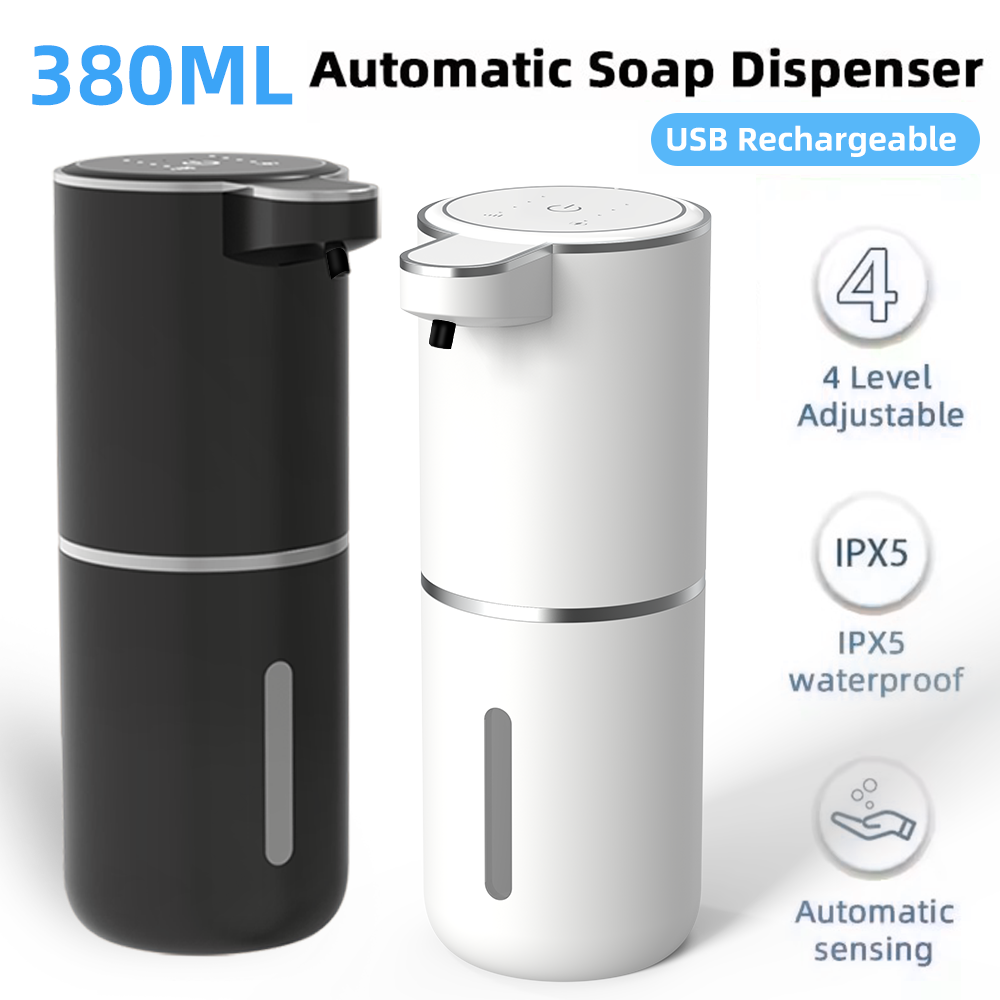 Soap Making Foam - 380ML タッチレス IPX5 防水 4段階調整可能 泡/ジェル
