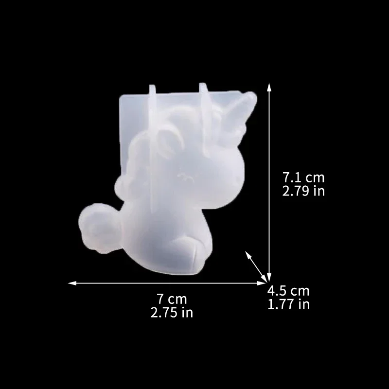 3D 幾何学的なシリコーンユニコーン猫鹿クマ型ソープキャンド - Soap Making Formula のレビューと価格