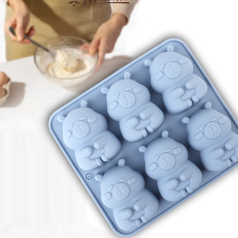 かわいいカピバラの形をしたシリコンケーキ型1個。チョコレート - Soap Making Formula のレビューと価格