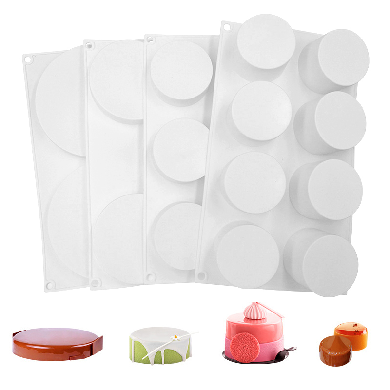 円筒形フレンチムースケーキ型シリコーンチョコレート型食品グレ - Soap Making Formula のレビューと価格