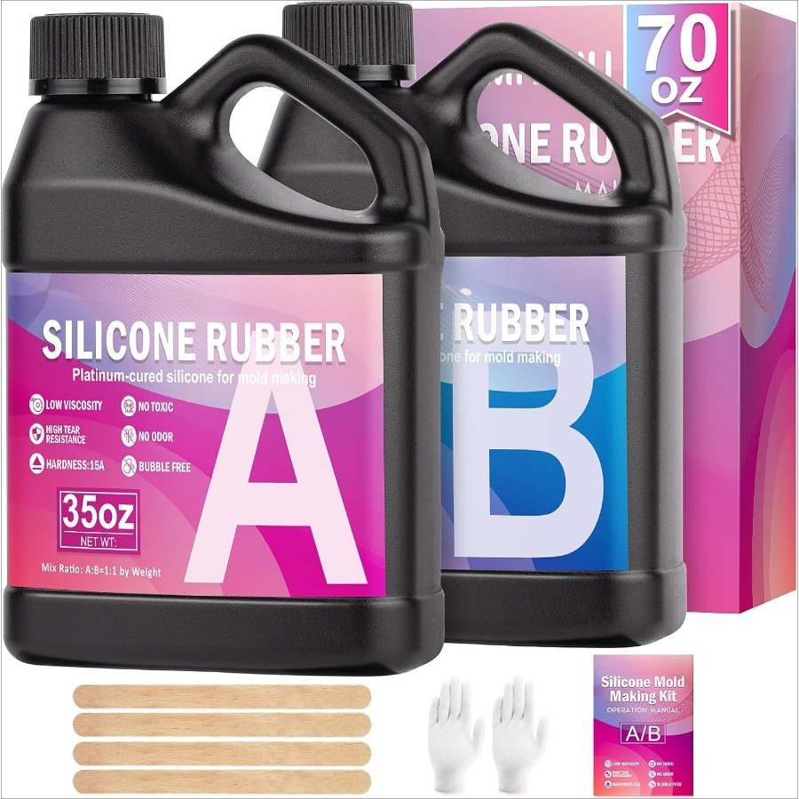 シリコンモールド作成キット、38.8オンス 15A弾性液体シ - Soap Making Formula のレビューと価格