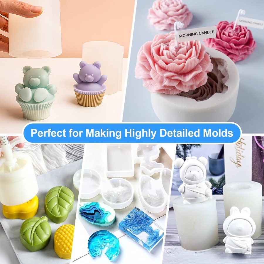 シリコンモールド作成キット、38.8オンス 15A弾性液体シ - Soap Making Formula のレビューと価格
